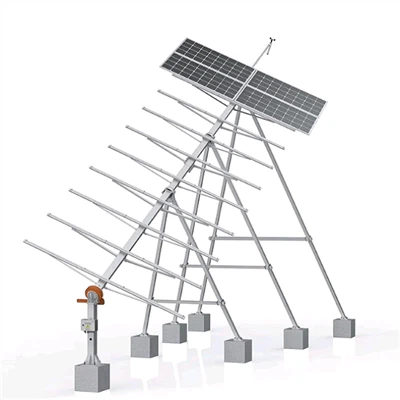Enkelaxlig solspårningsfäste